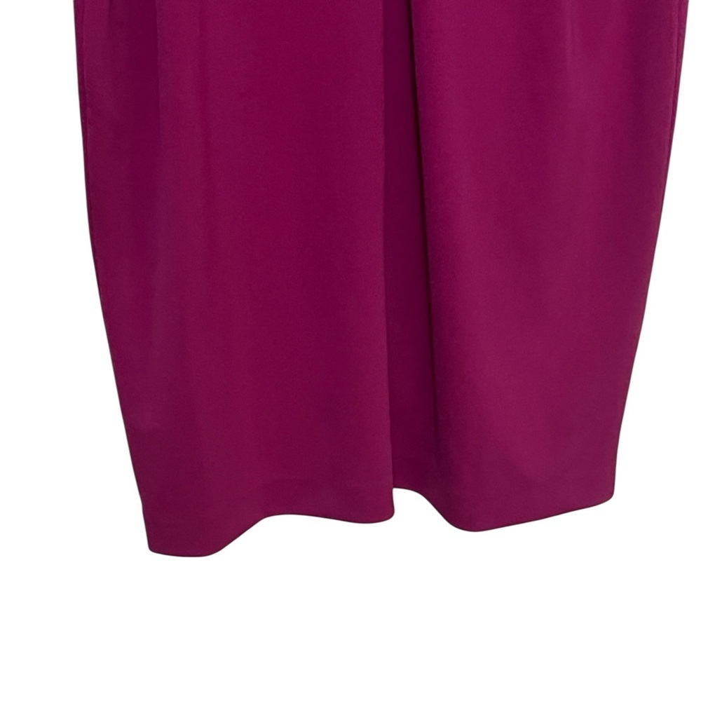 Chicos magenta v-neck 3/4 sleeve shift dress - Picture 8 of 12